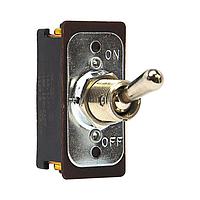 Carling Technologies DK284-73 Circuit Breaker 2-pole, ON - None - OFF, 8A/16A 250VAC/125VAC 1 HP, Non-Illuminated  Bat Style Toggle Switch with Screw Terminals