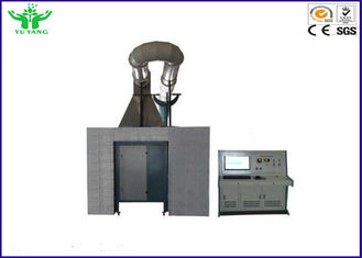 Laboratory equipment used for flammability and fire resistance testing