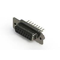EDAC 628-M15-621-BN2 D-Sub Connectors - Standard Density Vertical Machined D-Sub Connector
