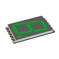 VCC DSM7UA56105 Numeric Display Ultra Thin Display 1 dig .56 in GRN