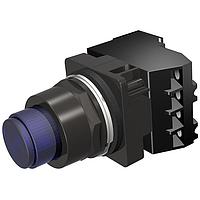 SIEMENS 52BT6B5A Push-to-Test PTT PL/ILL PB,NEMA4X,FV,6V,BLU,NO-NC