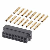 Harwin M80-8891605 Wire Housings 8+8 DIL F/CRIMP CON SELL X 10