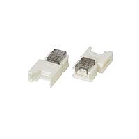 3M 37B03-C206-W00 MB Connectors 3M Mini-Clamp III Connector, Wiremount Socket, 3 position, 24-20 AWG, Tin over Nickel, Gray, Sold per box of 100 pcs