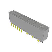 Samtec HPFC-106-01-L-D-03 Signal/Power Combo Socket .100" Signal/Power Combo Socket Strip