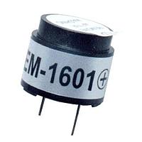 Same Sky (formerly CUI Devices) CEM-1601 Electromagnetic buzzer, 16 mm round, 14 mm deep, M, 2048 Hz, 1.5 V, through hole, no driving circuit