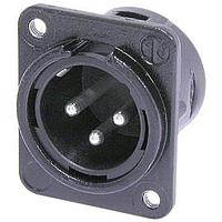 NEUTRIK NC3MDM3LBAG-1 Receptacles 3P M RECEPT DL1 SER SODER CUPS BLK/SIL