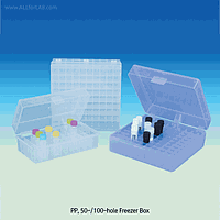 SciLab SL.Rac3042 Freezer Box, PP, 100 hole×Φ13mm, Natural