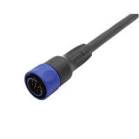 Bulgin PXP4000/015/10P Sensor Cables / Actuator Cables Pre-wired Flex Cable Connector - 15m - 10 Contacts - Plug