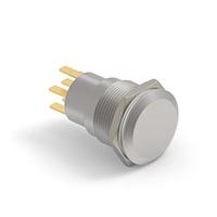 Alcoswitch - TE Connectivity 4-2213767-4 Pushbutton Switches AV19 DPM 0.4VA MOVE RING LED WHITE 24V