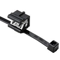 HellermannTyton 156-00593 Serrated, Inside T50REC24 BLK UV TIE&HIRHS MNT