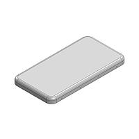 Masach Tech MS513-10C-NS EMI/RFI Shield Cover, Two-Piece 51.9 x 27.1 x 3.5mm Two-piece Drawn-Seamless RF Shield/EMI Shield COVER (Nickel-Silver)