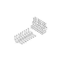 Amphenol FCI 77317-412-58LF Unshrouded 58P RA DR TMT HDR TIN