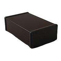 Hammond Manufacturing 1455N1602BK PC Board Alum w/Plastic Ends 6.3x4.06x2.09" Black