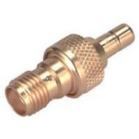 HUBER+SUHNER 31_SMA-SMB-50-1/111_UE RF Adapters - Between Series SMA jack(f) to SMB jack(f)