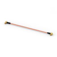 Linx Technologies - TE Connectivity 2480655-1 RF Cable Assemblies MCX Plug to MCX Plug RA RG316 50 Ohm 6"