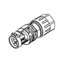 Anderson Power Products PS4T24-3X Heavy Duty Power Connectors 5PMPL GLAND 4 HOLE WIRE RANGE 2-2.8MM