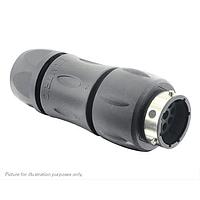 Eaton Souriau-Sunbank UTGX1JC148P Receptacles In line receptacle, with cable gland backshell, for 8 male contacts,  IP68/69K