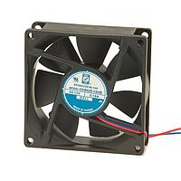 Orion Fans OD8025-12HB-01 Axial DC Fan, 80x80x25mm, 12VDC, 40CFM, Ball, 2x Lead Wires 24AWG, 5VTTL Tachometer
