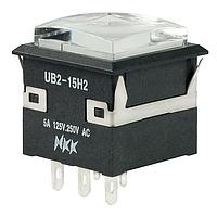 NKK Switches UB215KKW016B-1JB Sealed SPDT ON-(ON) WHT SUPER BRIGHT