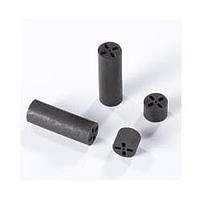 BIVAR ELM 3-690 LED Mounts, Self-Retaining LED Mount Self Ret 5mm Black .690 inch