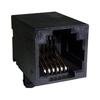 Amphenol Commercial Products RJE0164002 Modular 6P4C RA 2 Port No Shield