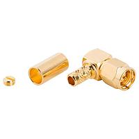 Amphenol RF 901-9873 Connectors R/A PLUG GOLD PLT BRASS RG58 LMR195