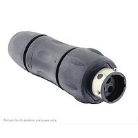 Eaton Souriau-Sunbank UTGX1JC103P Receptacles In line receptacle, with cable gland backshell, for 3 male contacts,  IP68/69K