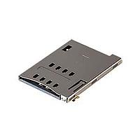 Same Sky (formerly CUI Devices) SIM-11-A Card Connectors 8 Positions, Push In, Auto Eject Out, SMT, 1.85 mm Height Above Board,