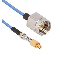 Amphenol SV Microwave MSSMA-047-MV67.3SMPS-120 RF Cable Assemblies SMA Straight M VITA 67.3 SMPS 12"Cable