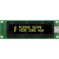 Matrix Orbital MOS-AL202C-XY3SE LCD Character Display Modules Black Background Yellow Text