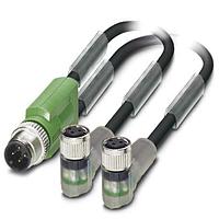 PHOENIX CONTACT 1683523 Sensor Cables / Actuator Cables SAC-3P-M12Y/2X 5,0- PUR/M8FR-2L
