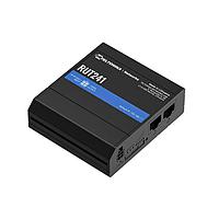 Teltonika RUT241011000 Routers Cellular Router, 4G/3G/2G/LTE CAT4, Single SIM, WiFi 2.4 Ghz, 2 x Ethernet, Digital & Analogue I/O Regions: Europe, Middle East, Africa version. UK  power supply unit.