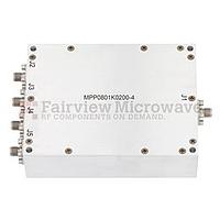 Fairview MPP0801K0200-4 4 Way High Power Broadband Combiner SMA Connectors From 80 MHz to 1,000 MHz Rated at 200 Watts
