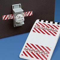 Panduit PSL-CBWL Warning Lockout Warning Strip Label w/symbol, 4.