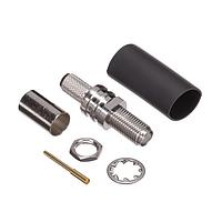 Amphenol Times Microwave Systems TC-240-SF-BH-SS-X Connectors SMA-FEMALE (JACK) CRIMP BULKHE