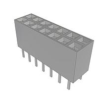 Samtec BCS-107-L-D-DE Sockets Pass-Through Socket Strip