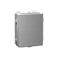 Hammond Manufacturing 1414N4ALA Junction Boxes NEMA 4 Aluminum Lift Off Cover w/ Clamps 4 x 4 x 3"