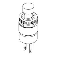 Mountain Switch 10PA220 Standard Switches PB 1A SMALL RED CAP