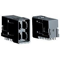 AMP Connectors - TE Connectivity 2169802-1 Receptacles IMP PWR 4PR R/A Hdr 6.9 6.9 Tin