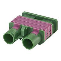 Rosenberger 59Z016-000E Accessories Plastic housing Plug Straight E Green