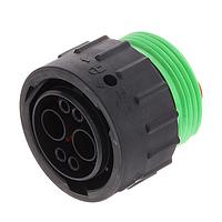 Amphenol SINE Systems AHDP06-18-06SN-WTA Connectors Plug SZ 18, 6 POS Socket Wide Thread