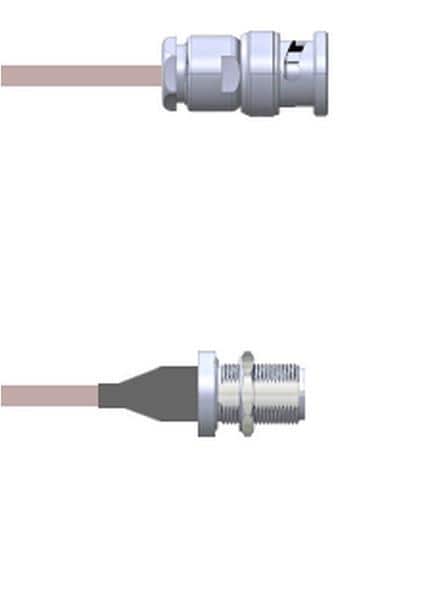 Coaxial RF cable assemblies for signal transmission and equipment interconnection