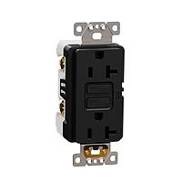 Square D SQR51201BK Sockets TR GFCI 20A RECEPTACLE COMM BK