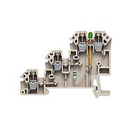 Weidmuller 1783940000 DIN Rail Terminal Blocks DLI 2.5/LD-GN/NPN -+ DB