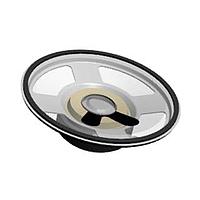 Same Sky (formerly CUI Devices) GF0661M Electromagnetic speaker, 66 mm round, 20 mm deep, PET, ferrite, 500 mW, 8 ?, 430 Hz, solder eyelets