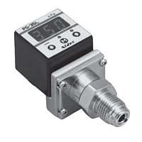 Nidec Components PG-35L-103R-PVC Pressure Gauges - 100 ~ 1000 kPa, gauge compound version, switch voltage output PNP open collector, corrosive gases/liquids, 9/16-18UNF gasket joint, cable lead