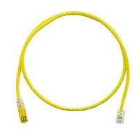 Panduit UTPKCH10MYL Cat 5e Keyed Copper Patch Cord, Cat 5e, Yellow