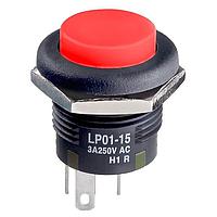 NKK Switches LP0115CCKW015CB Wireless SPDT ON-(ON) 3A RED ILLUM BUSHING MOUNT