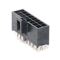 Molex 105310-1216 Shrouded NanoFit Hdr Vt 16Ckt DR KNK Pns Blk 15Au