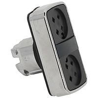 SCHNEIDER ZB4BA79 Flush METAL FLUSH 2 BTTN PILOT WITHOUT CAPS